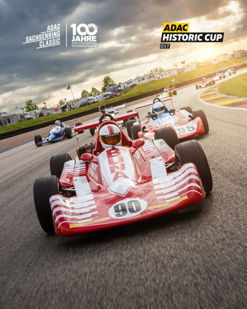 ADAC Historic Cup OST am Sachsenring – Historische Formel-Rennwagen aus dem Osten live in Aktion auf der Rennstrecke.